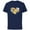 Navy, variant on Disney and Pixar’s Up Russel and Dug Heart - Short Sleeve Cotton T-Shirt for Adults - Customized-Navy