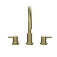 thumbnail image 3 of Belanger DEL79CMG Two-Handle Widespread Bathroom Faucet with Drain Assembly, Matte Gold, 3 of 8