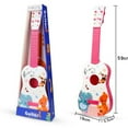 thumbnail image 3 of Kid Children Ukulele Guitar for Toddler 4 Strings Musical Instruments Educational for Kids, Boys, Girls, 23", Pink, 3 of 9