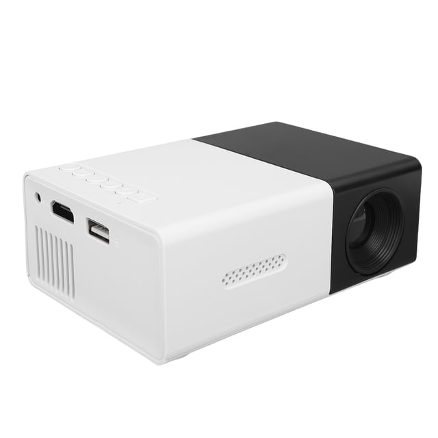 Mini Proyector, Proyector De Video De Cine En Casa De 1080p HD, 100ansi 6000LM, Corrección De Llave Automática, Espejo De Pantalla, Compatible Con Teléfonos Inteligentes, ,