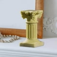 thumbnail image 2 of facefd Miniature Roman Pillar Pedestal Stand Statue Greek Column for Scenery Table Yellow, 2 of 8