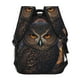thumbnail image 4 of Disketp Classical Style Brown Owl Mochila Estampada para Hombre y Mujer – Mochila Ligera Clásica con Múltiples Bolsillos para Universidad, Trabajo y Viajes-One Size, 4 of 5