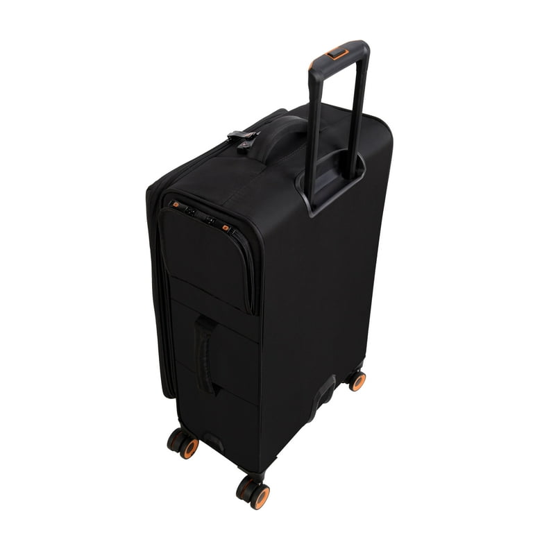 it luggage Enliven 3 Piece Softside 8 Wheel Expandable Spinner, Black, 3 Pc  Set