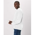 thumbnail image 3 of Hanes Ultimate Men's Heavyweight Fleece Crewneck Sweatshirt White 2XL, 3 of 6