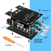 Home HiFi Stereo Amplifier, Portable Dual Channel Surround Sound HiFi Stereo Audio Receiver, Mini Digital HiFi Bass Audio Subwoofer Amp, Stereo AMP Speaker for Home, Car