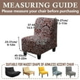 thumbnail image 5 of Slipper Chair Cover Non-Slip Cover for Accent Chair Without Arms Furniture Protector Covers for Living Dining Room, 5 of 5