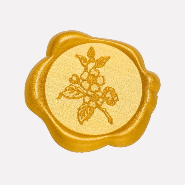 10 Pcs Lacquer Wax Label Seal Adhesive Stickers Fire Labels Invitation Stamp Sealing Ink Pad Envelope 14