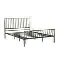 thumbnail image 5 of Weston Home Luling Queen Metal Slat Bed, Matte Black, 5 of 9