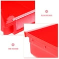 thumbnail image 5 of FOMIYES Peg Board Bins 3Pcs Red Iron for Small Garage Bins with Wall Mounting, 5 of 8