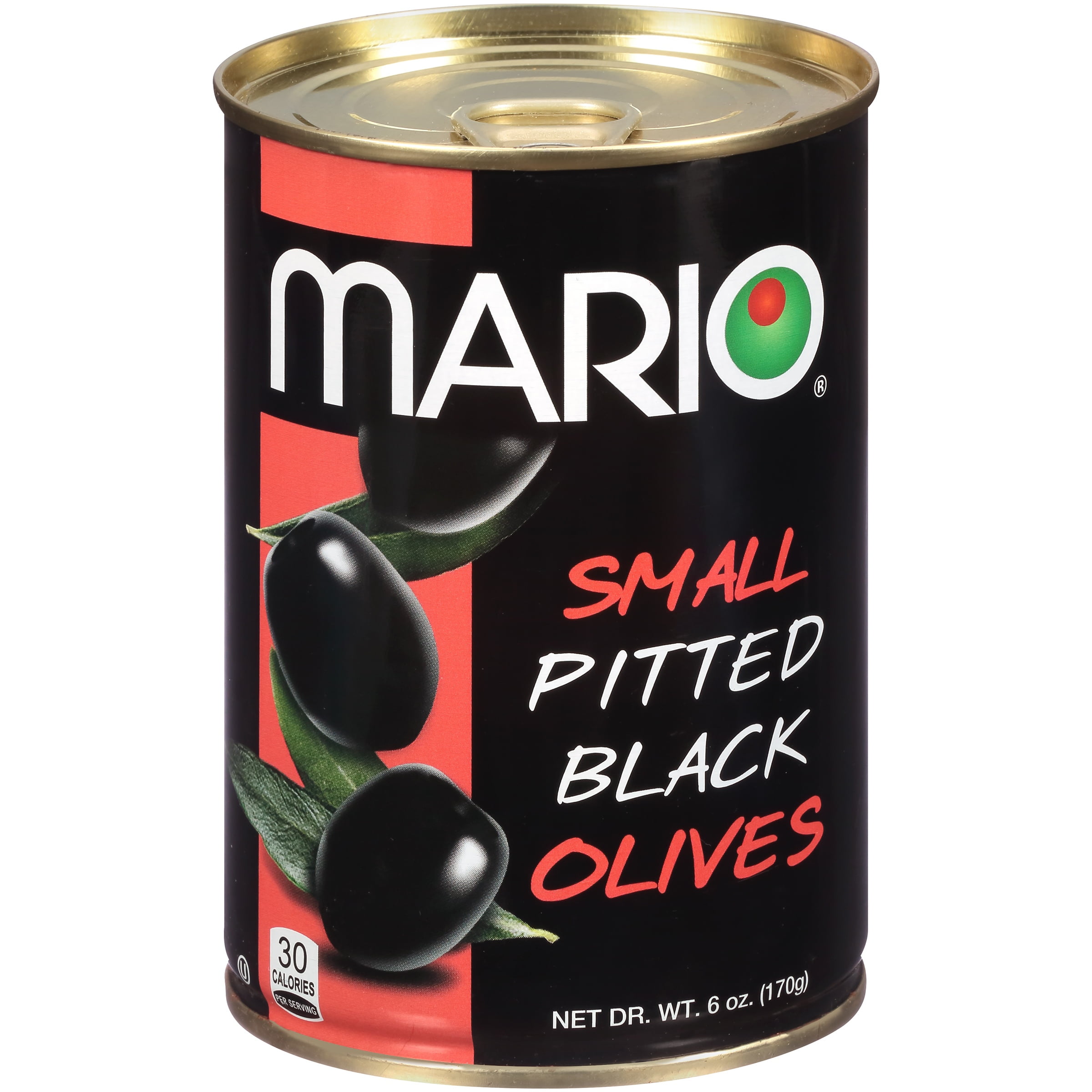 MarioÂ® Small Pitted Black Olives 6 oz. Can