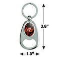 thumbnail image 4 of A Nightmare on Elm Street Freddy's Fire Keychain Chrome Metal Spinning Oval Bottle Opener, 4 of 6