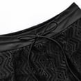 thumbnail image 7 of Conairie Women Swim Shorts Lace High Waisted Tummy Control Bathing Suit Breathable Ruched Scrunch Swimsuit Bottom Black L, 7 of 7