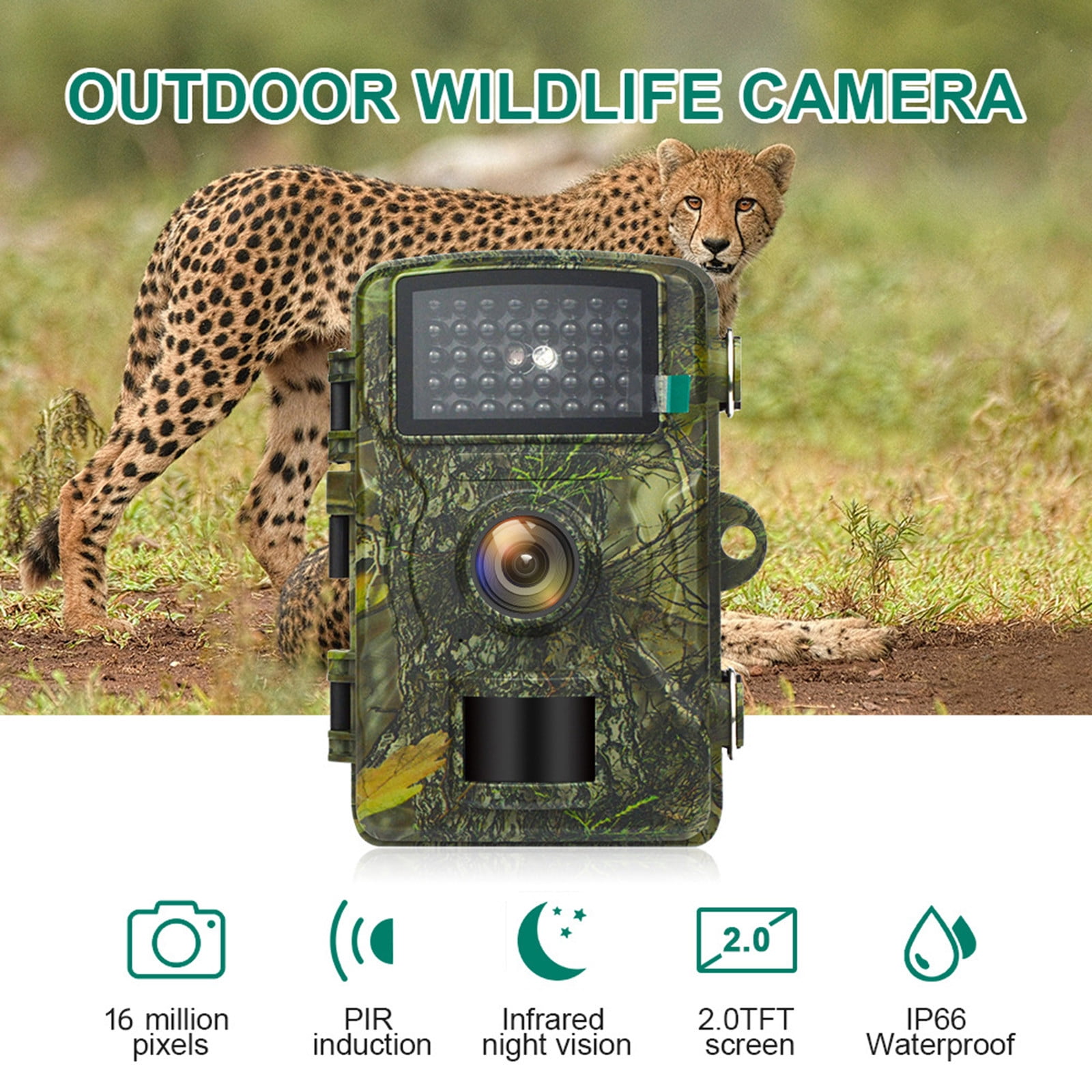 SCNOR Video Cameras-HD 1080p/720p Camcorder,Waterproof Mini Security Surveillance Night Vision Camera,Tripod/Helmet/Chest/Car Mounts,Portable Video Recorder,Hunting Trail Outdoor Camera