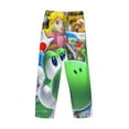 thumbnail image 3 of Lsque Mario Print Men's Pajama Pants, Lounge Pant - Comfortable Home Wear,Elastic Waistband, Stylish Design-XX-Large, 3 of 9