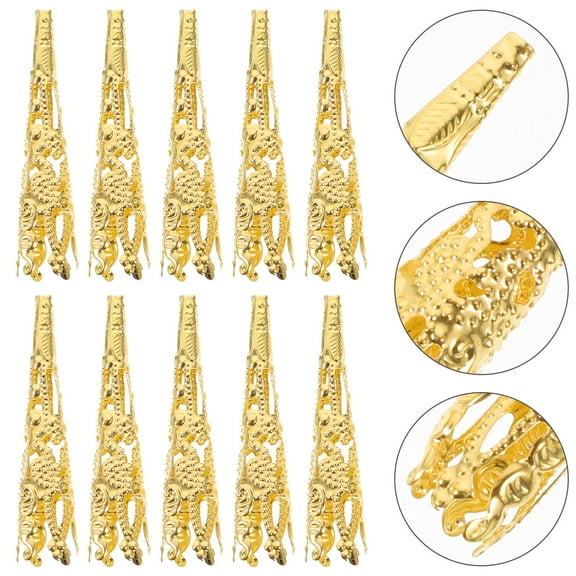 FRCOLOR  120 Pcs Flower Spacer Bead Caps Jewelry Accessories