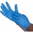 thumbnail image 2 of Premium Guard - Nitrile Gloves - Disposable, Powder Free, Latex Rubber Free, 5 Mil, Blue Nitrile Gloves, 100 Gloves Per Box, Size - Medium, 2 of 5