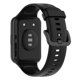 thumbnail image 3 of Bandas de repuesto para reloj inteligente, correa de silicona suave para reloj inteligente, color negro, 3 of 5