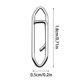 thumbnail image 3 of Clips Rápidos 10 Unidades De Clips Rápidos Para Pesca. Clip Rápido De Acero Inoxidable Para Pesca. Conector De Cambio Rápido. Enganche Rápido Para Señuelos., 3 of 4