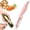 Pink, variant on Stainless Steel Swivel Vegetable Peeler, Upgrade Soft Grip Handle Perfect Kitchen Peeler for Veggie Potato Carrot, 19x3cm, 1 Peeler