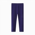 thumbnail image 4 of zuwimk Girls Athletic Leggings Crossover High Waisted Yoga Pants with Pockets Kids Dance Running Workout Tights(Dark Purple,A), 4 of 4