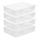 thumbnail image 1 of 4 cajas de almacenamiento transparentes para joyas, cajas organizadoras de cuentas transparentes, cajas de plástico transparente., 1 of 5