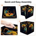 thumbnail image 4 of Xiong Fugu Foldable Clothes Storage Toy Box Storage Bin with Handle, 10.8"x10.5"x10.6", Large Capacity, 4 of 6