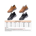 thumbnail image 2 of Frontwalk Mens Athletic Shoe Winter Warm Sneakers Plush Lined Casual Walking Shoes Travel Comfortable Running Sneaker Men Lace Up Trainers Black with Lined 9, 2 of 5
