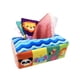 thumbnail image 3 of Caja de pañuelos para bebés, juguetes suaves para bebés de alto contraste con papeles de seda arrugados, bufandas cuadradas coloridas para niños de 1 , animal Baoblaze juego sensorial, 3 of 8