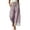 *Purple, variant on VBVC Women's Striped Drawstring Wide Leg Pants , Casual Summer Beach Trousers For Women , Ladies' Lace Trim Hem Loose Pants with Pockets, Black , S-3XL