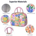 thumbnail image 4 of Obrewu Pioneer Flower Lunch Bag for Adult, Insulated, Leakproof, Oxford Cloth, 4 of 7