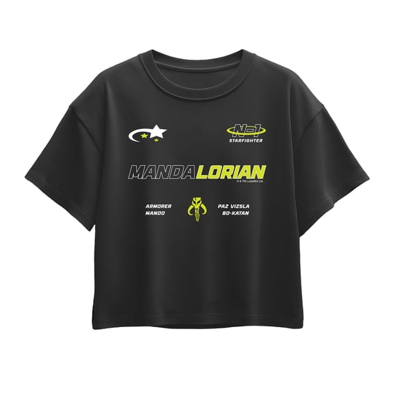The Mandalorian - Mando Jersey - Youth Girl Short Sleeve Boxy Tee