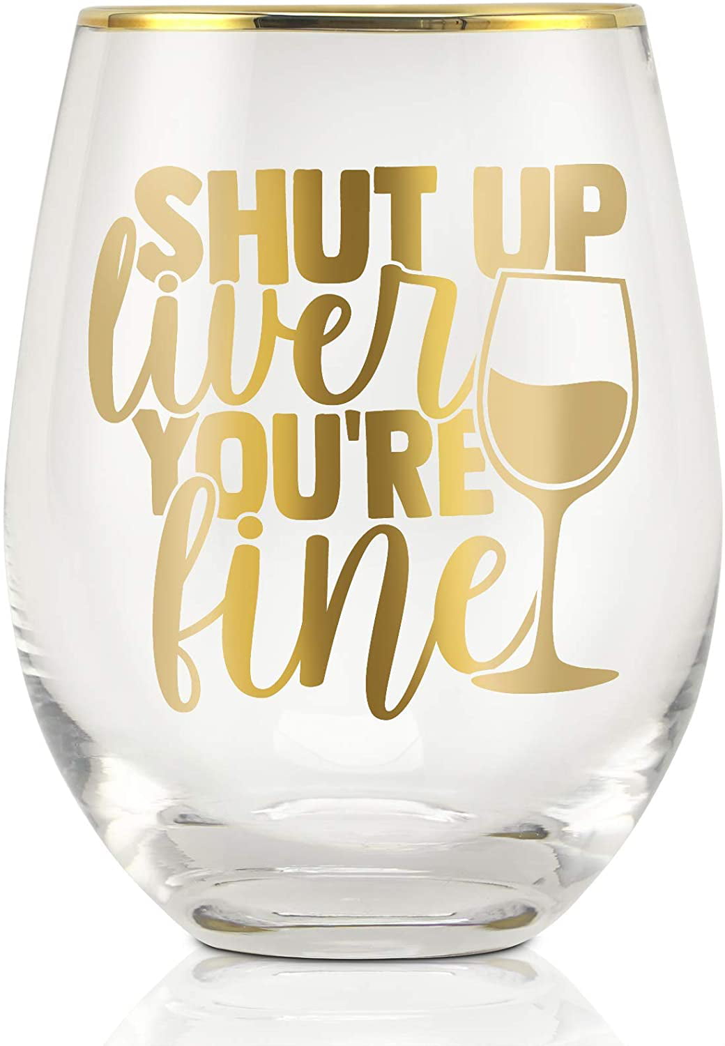 Stemless Wine Glass Details about   Mommy Fuel Mom Mother Funny Stemmed 