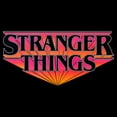 thumbnail image 2 of Netflix Women's Stranger Things Vintage Orange Shadow Classic Logo T Shirt, 2 of 5