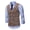 Coffee, variant on XMMSWDLA Blousse for Men Four Seasons Casual Suit Vest