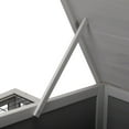thumbnail image 4 of Coziwow Rabbit Hutch Outdoor Wooden Pet Small Animal Cage with Wheels, Openable roof, Gray, 4 of 9