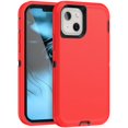 thumbnail image 1 of Entronix Funda Resistente para iPhone 14 Pro, Triple Capa, Resistente a Golpes y Anticaídas, Color Rojo, 1 of 5