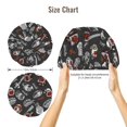 thumbnail image 5 of Yiaed Japanese Sushi Hashi Print Satin Bonnet Silk Bonnet Hair Bonnet for Sleeping Hair Bonnets, 5 of 6