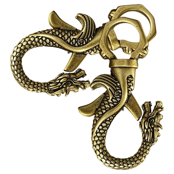 HOMEMAXS  2 PCS Purse Charms for Handbags Soft-edged Goggles Dust-proof Beads Lovers Golden