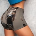 thumbnail image 3 of Picia Funny Horse Faces Expressions Printed Workout Shorts for Women Seamless Scrunch Butt Lifting High Waisted Yoga Gym Booty Running Moisture-wicking Short Pants-Large, 3 of 9