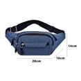 thumbnail image 4 of Multi-layered Storage Chest Bag Unisex Chest Bag Adjustable Strap Zipper Closure Multi Layers Capacity Outdoor Sports Waist Bag Phone Lipstick Storage, 4 of 8