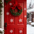 thumbnail image 3 of Yucurem 5.1 Inch Mini Christmas Cabinet Wreath, 12PCS Small Christmas Kitchen Wreaths with Bow Ribbon for Xmas Window Door Chair Fireplace Table Centerpiece Indoor Outdoor Decor, 3 of 7