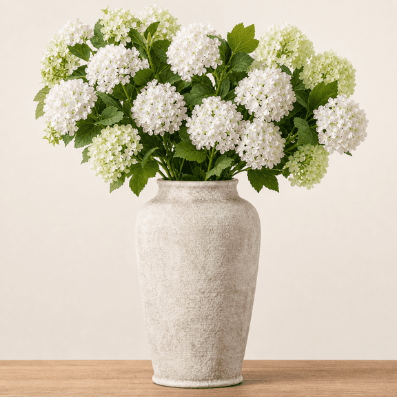 Ceramic Large Flower Vase Rustic Tall Farmhouse Decorative Flpottery Vases For Home Decor Table Living Room Entryway Mantel Bedroom Bathroom Kitchen - 11" D