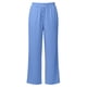 thumbnail image 3 of Pantalones de Pierna Ancha de Cintura Alta para Mujeres Pantalones de Cintura Elásticos de Cordón de Lino de Color Sólido, 4 Bolsillos Que Fluyen Pantalones de Verano, 3 of 7