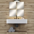 thumbnail image 4 of Big Decorative Wall Self Adhesive Shaped Mirrors - Set of 4, 4 of 8