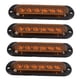 thumbnail image 3 of Luces laterales para camiones luz de flash de emergencia impermeable de 6 led de alto brillo para automóviles y camiones, 3 of 7