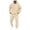 f8-0709 Beige, variant on Sweat Suits Men Athletic Mens Track Suits 2 Piece Set Casual Hooded Sweatshirt and Sweatpant Fall Outfits with Pockets Big and Tall