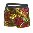 thumbnail image 5 of Goofa Sunflower Printed Men's Boxer Briefs Underwear, Moisture-Wicking Underwear, Trunk,Soft and Breathable Cotton Underwear-Large, 5 of 9