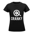 thumbnail image 4 of Cranky Women’s Cotton Short Sleeve T-Shirt HD Graphic Print Casual Crew Neck Tee 2XL, 4 of 6
