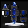 thumbnail image 2 of USB Rechargeable Rear Bicycle Light LED Bike Tail Lamp 4 Modes Weather Tight Design Built-in 160mAh Capacity Battery Cycling Light, 2 of 7