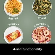 Ninja Pro 4-in-1 Air Fryer, XL 6.5-Qt Basket, 4 Functions, Air Crisp Technology, Non-stick, Crisper Plate, AF180WMSG Sage
